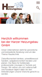 Mobile Screenshot of harzer-heizungsbau.de